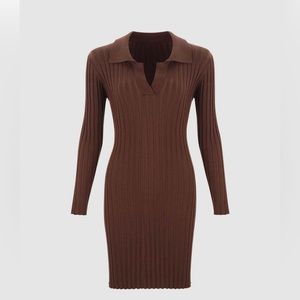 Cider ribbed midi sweater dress. Brand new, never worn